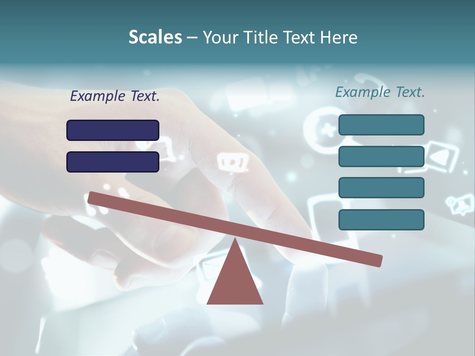 A Person Pressing A Button On A Touch Screen PowerPoint Template