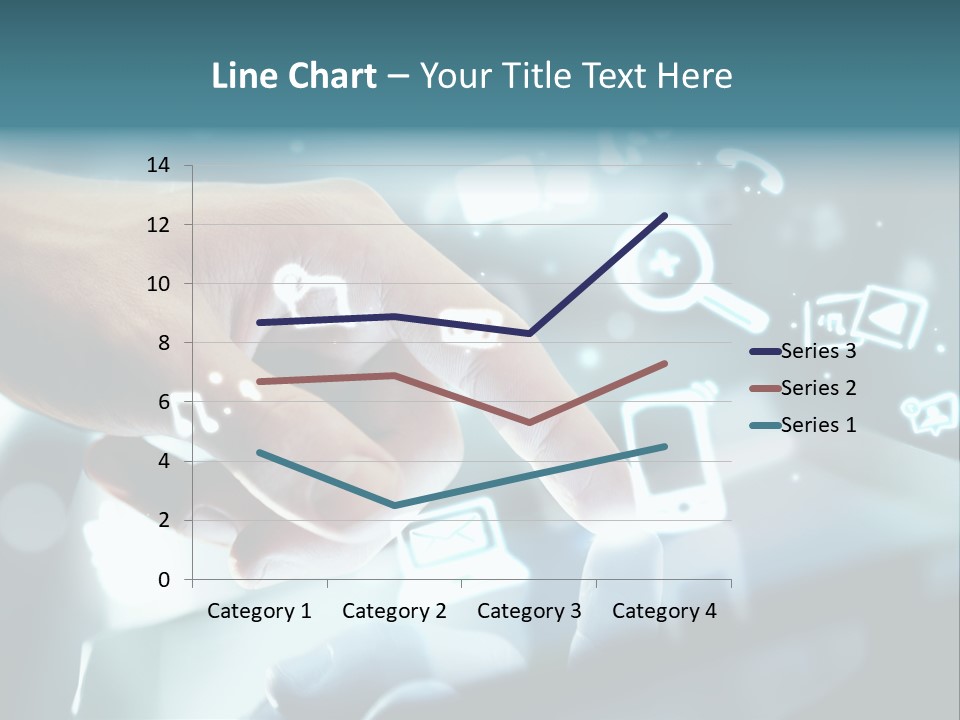 A Person Pressing A Button On A Touch Screen PowerPoint Template