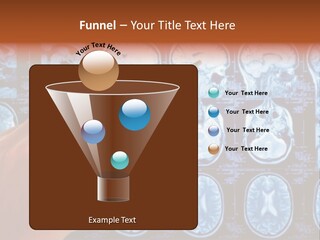 A Person Holding A Pen In Front Of Mri Images PowerPoint Template