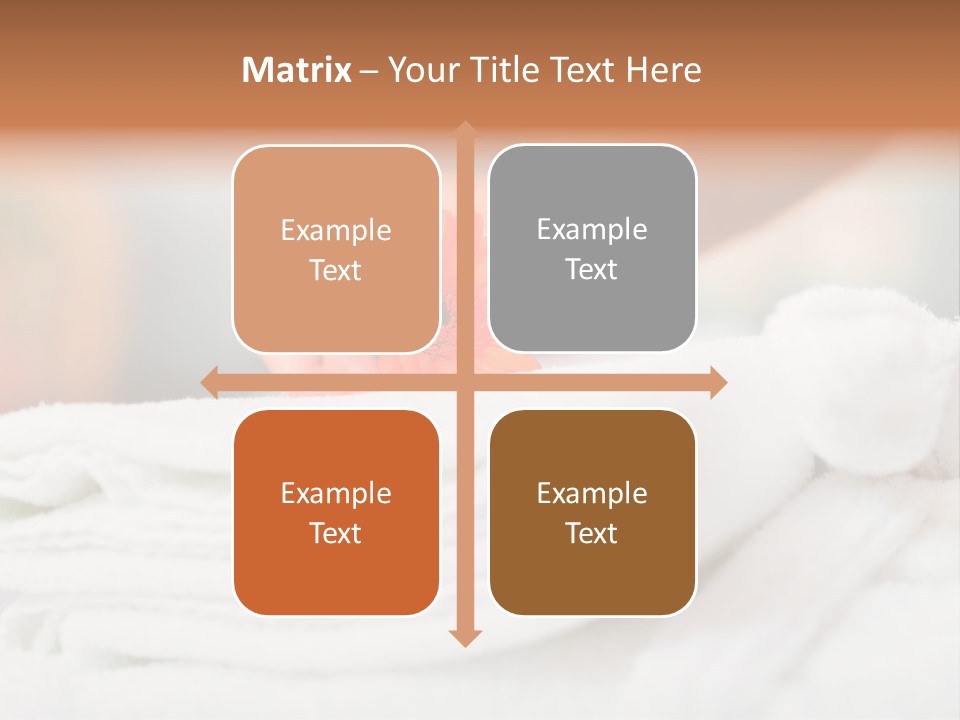 A Person Holding A Flower On Top Of A Bed PowerPoint Template