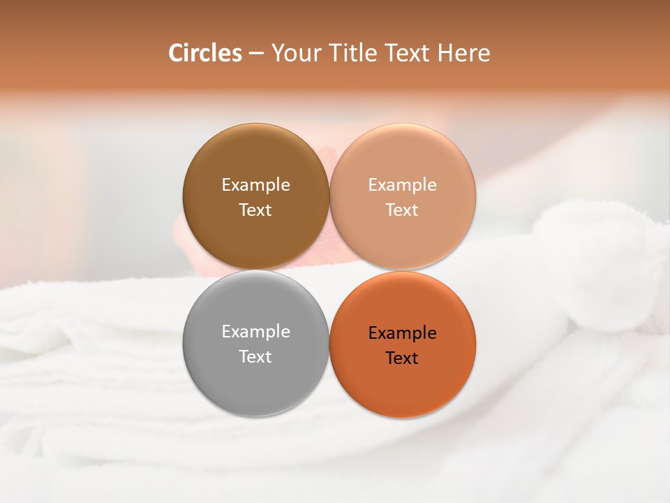 A Person Holding A Flower On Top Of A Bed PowerPoint Template