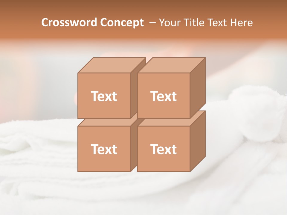 A Person Holding A Flower On Top Of A Bed PowerPoint Template