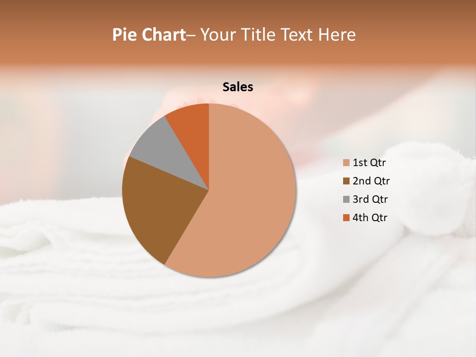 A Person Holding A Flower On Top Of A Bed PowerPoint Template