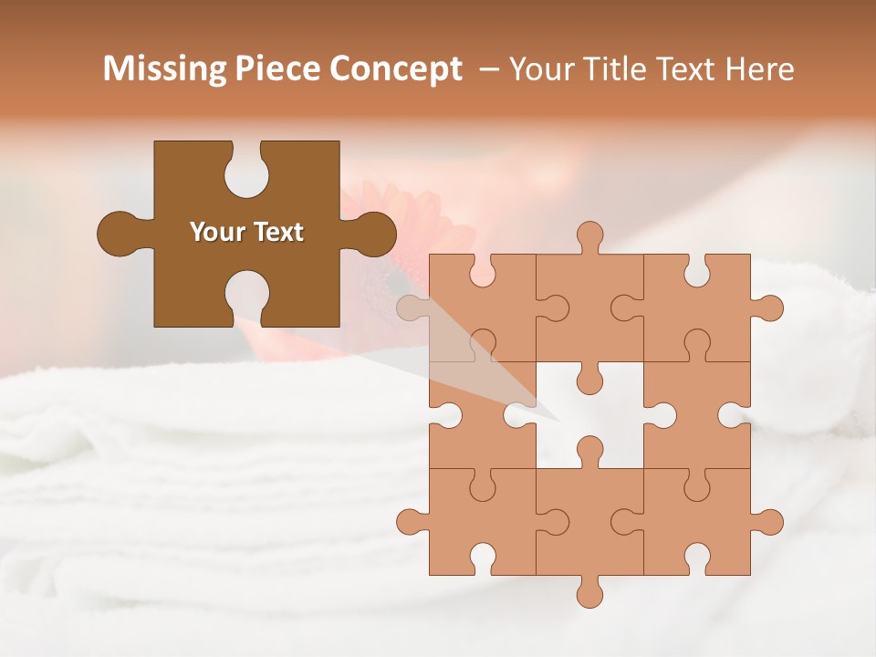 A Person Holding A Flower On Top Of A Bed PowerPoint Template