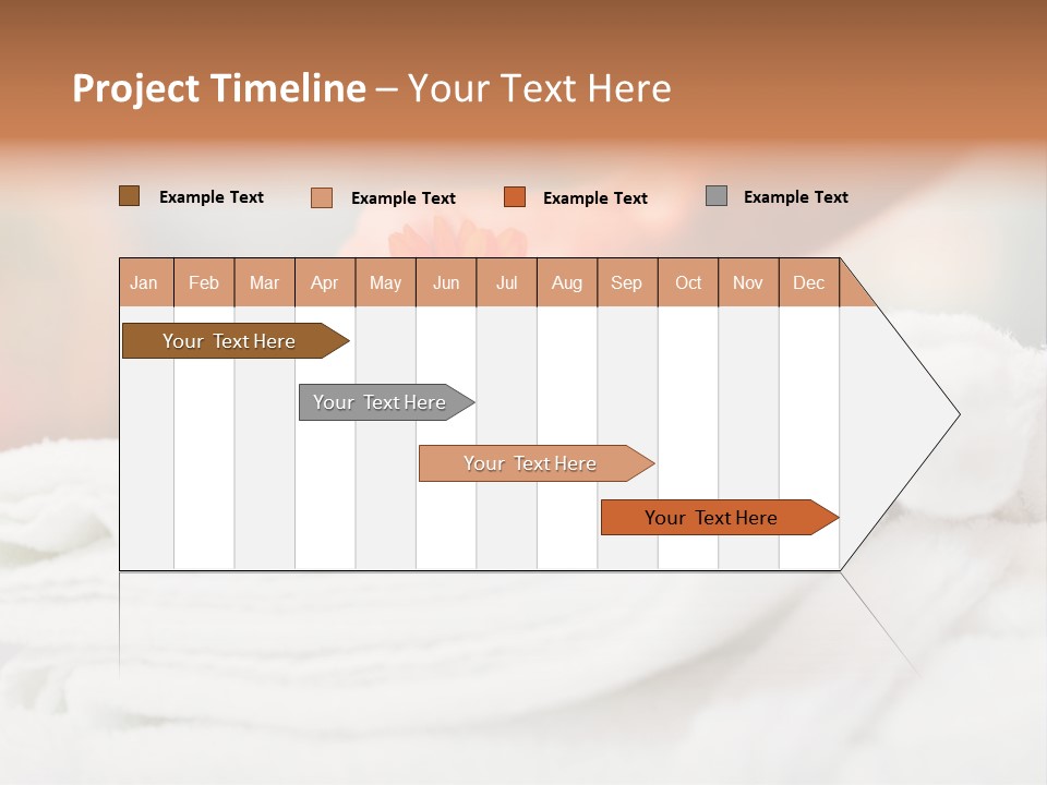 A Person Holding A Flower On Top Of A Bed PowerPoint Template