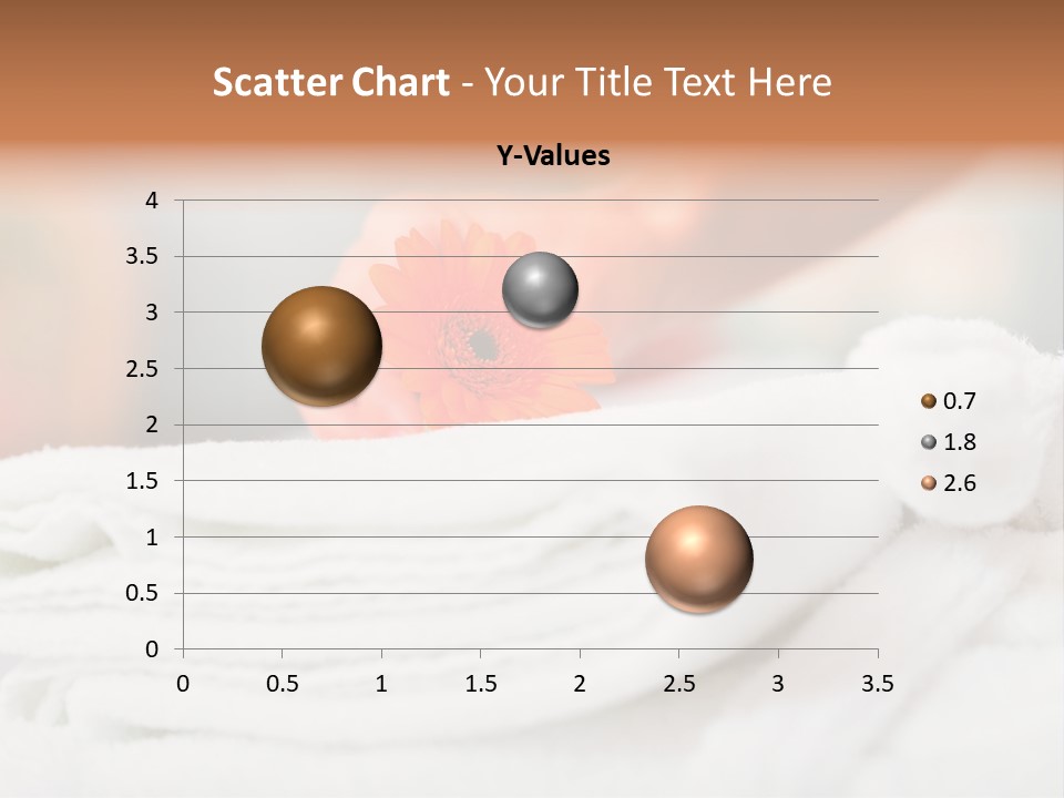 A Person Holding A Flower On Top Of A Bed PowerPoint Template