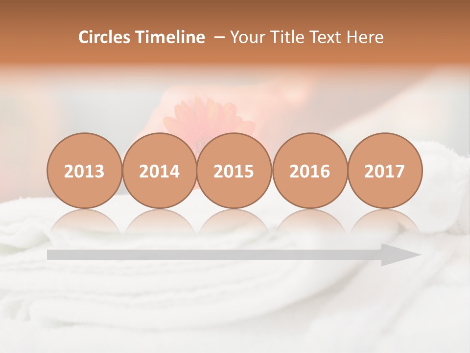 A Person Holding A Flower On Top Of A Bed PowerPoint Template