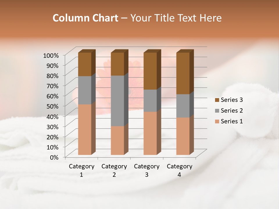 A Person Holding A Flower On Top Of A Bed PowerPoint Template