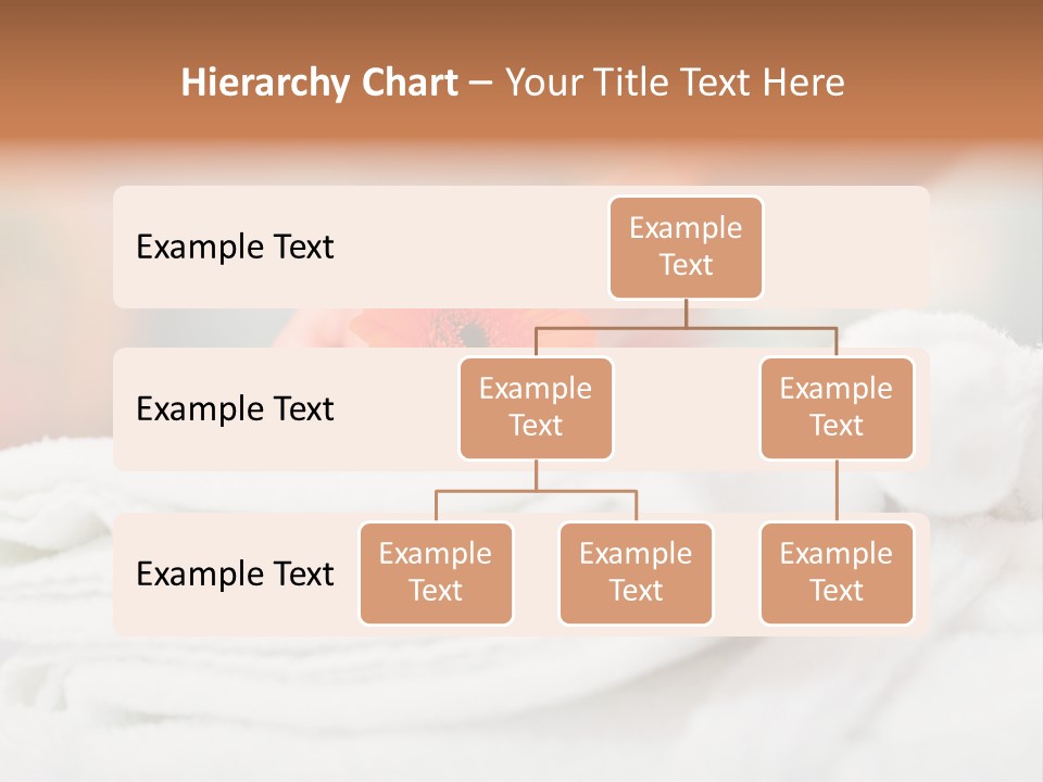 A Person Holding A Flower On Top Of A Bed PowerPoint Template