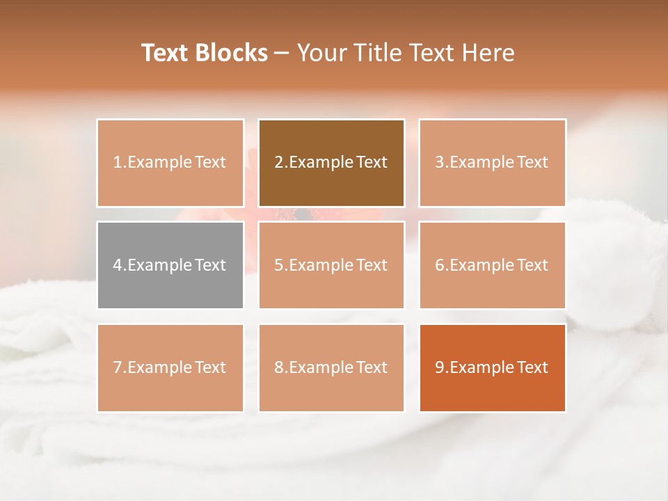 A Person Holding A Flower On Top Of A Bed PowerPoint Template