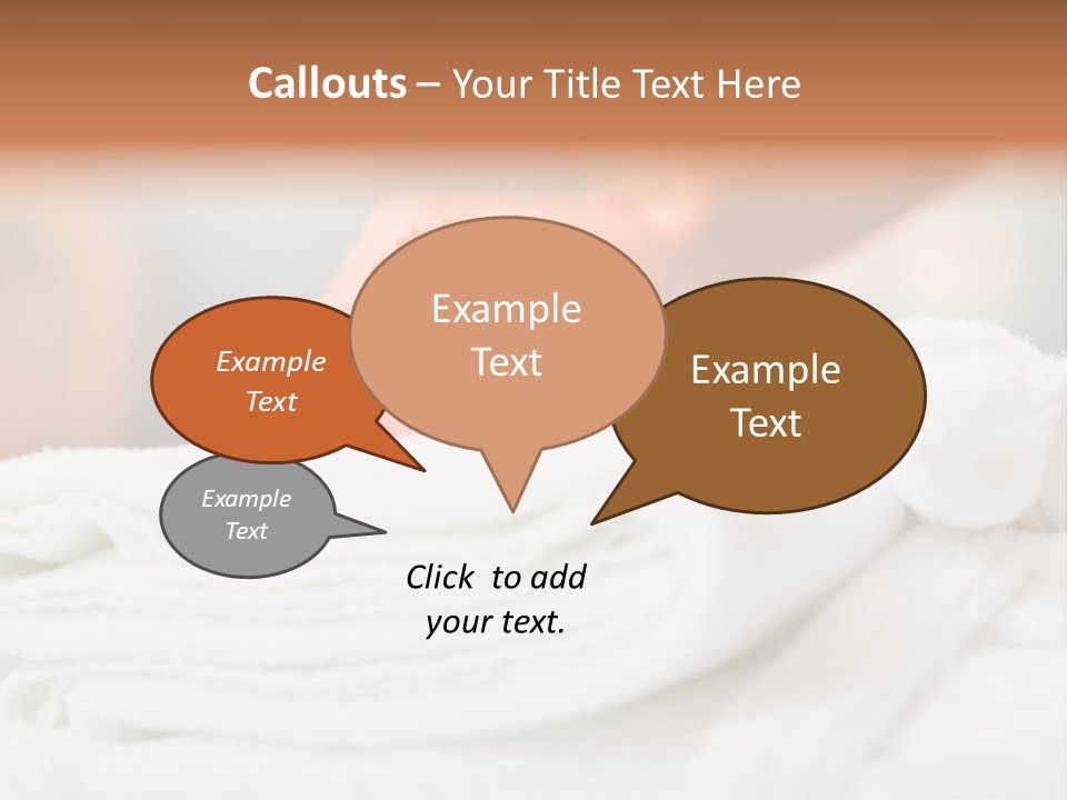 A Person Holding A Flower On Top Of A Bed PowerPoint Template