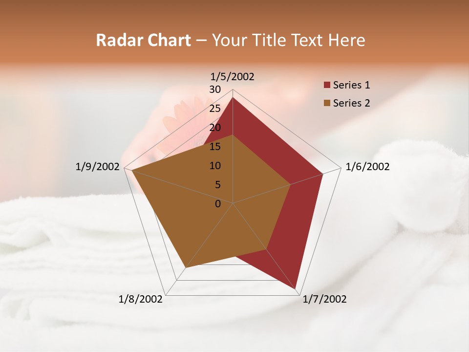 A Person Holding A Flower On Top Of A Bed PowerPoint Template