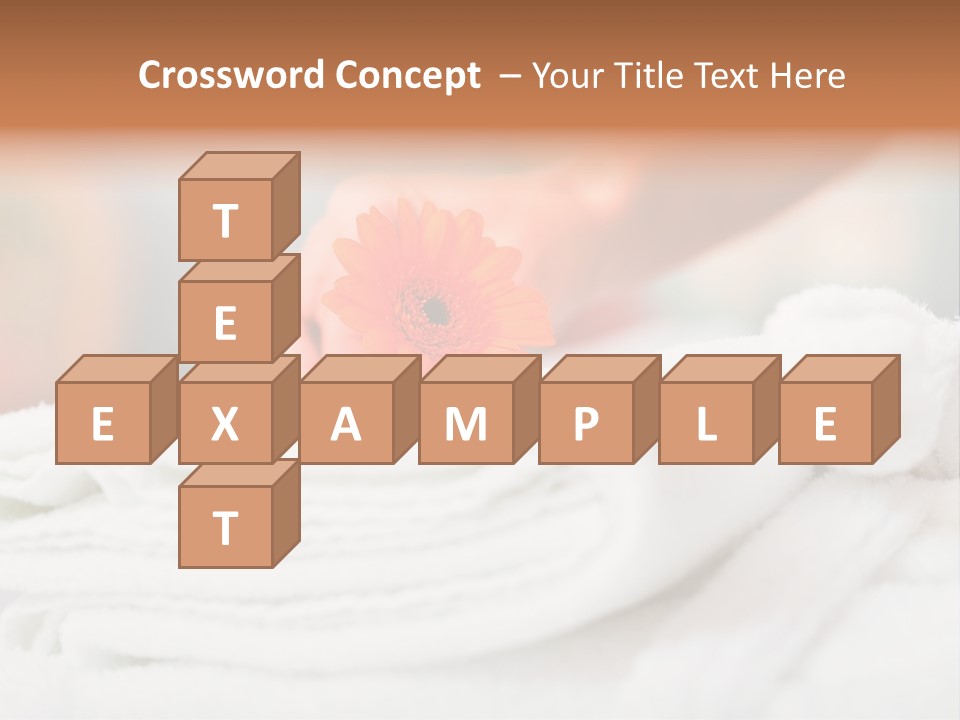 A Person Holding A Flower On Top Of A Bed PowerPoint Template