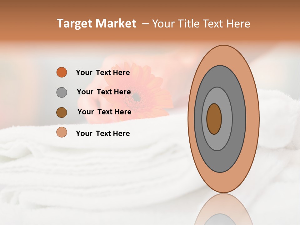 A Person Holding A Flower On Top Of A Bed PowerPoint Template