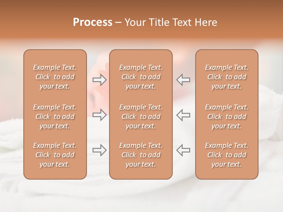 A Person Holding A Flower On Top Of A Bed PowerPoint Template