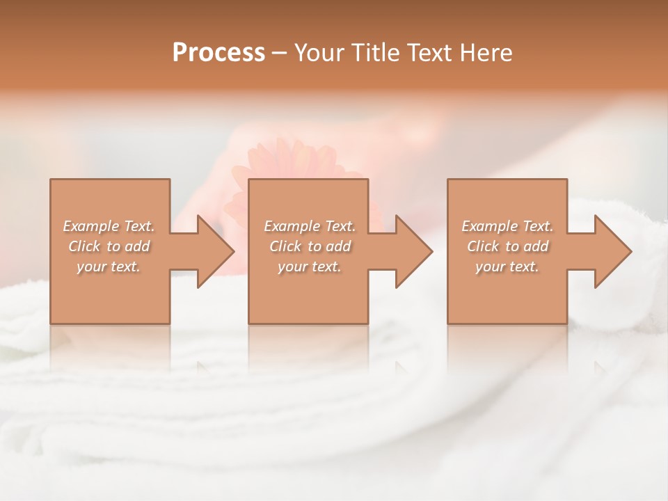 A Person Holding A Flower On Top Of A Bed PowerPoint Template