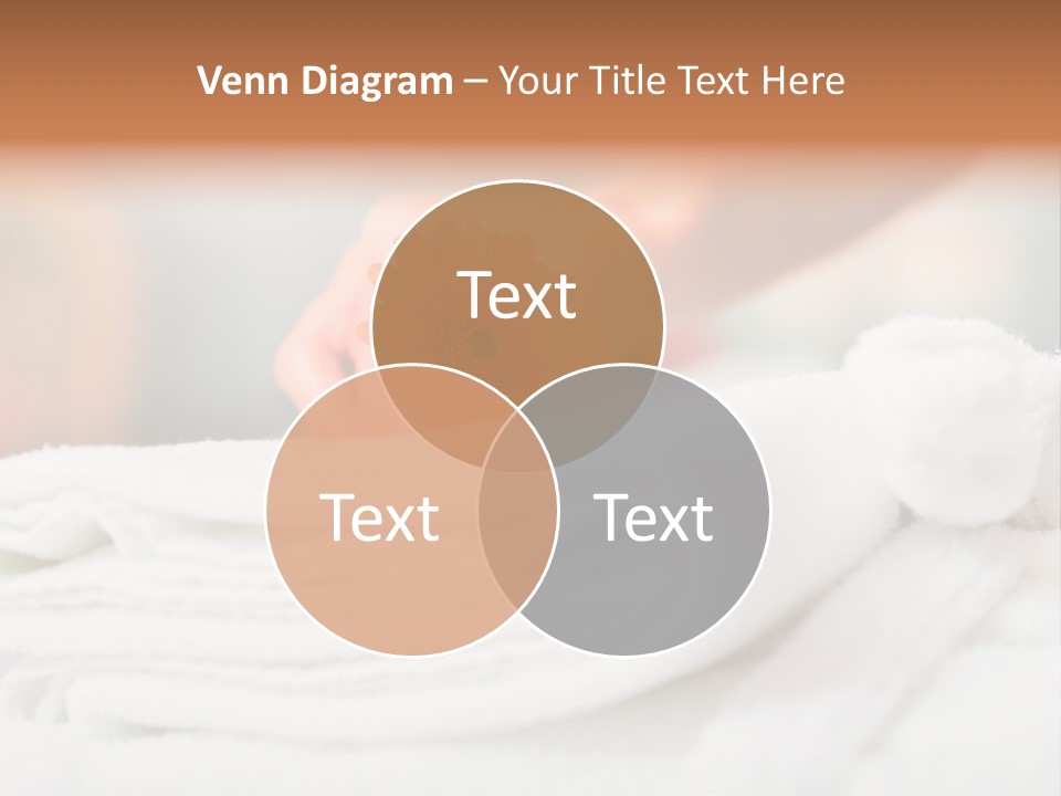 A Person Holding A Flower On Top Of A Bed PowerPoint Template