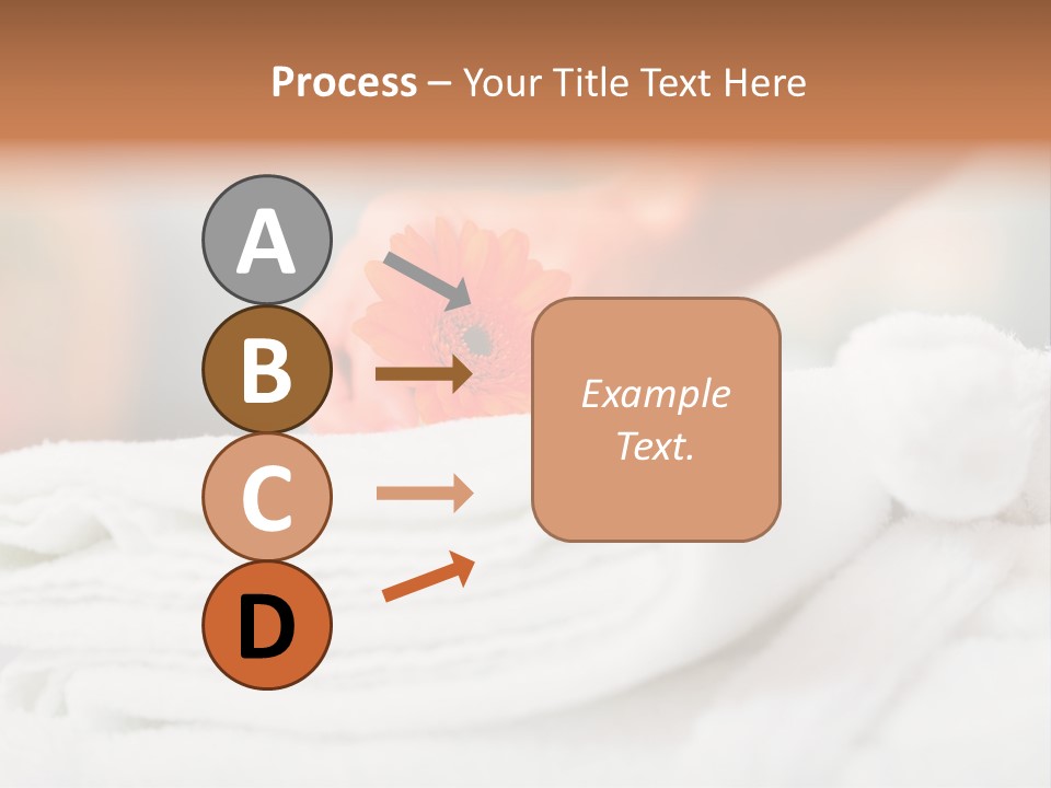 A Person Holding A Flower On Top Of A Bed PowerPoint Template