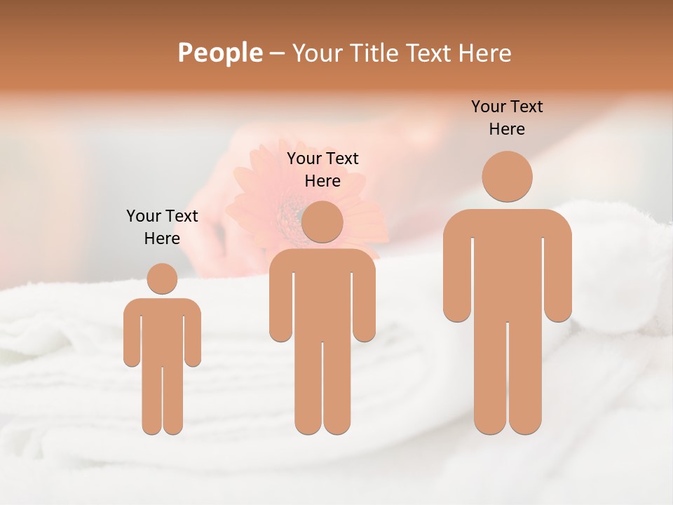 A Person Holding A Flower On Top Of A Bed PowerPoint Template