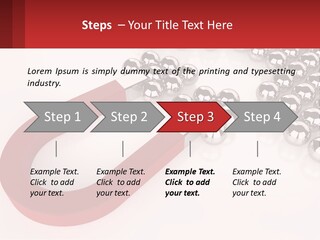 A Group Of Silver Balls With A Red Bar On Top Of Them PowerPoint Template
