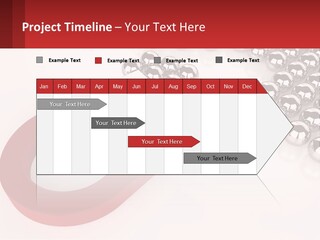 A Group Of Silver Balls With A Red Bar On Top Of Them PowerPoint Template