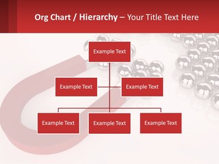 A Group Of Silver Balls With A Red Bar On Top Of Them PowerPoint Template