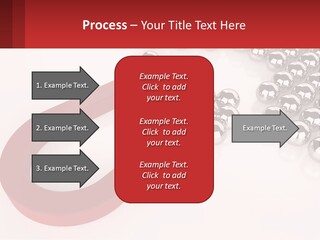A Group Of Silver Balls With A Red Bar On Top Of Them PowerPoint Template