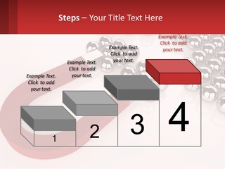 A Group Of Silver Balls With A Red Bar On Top Of Them PowerPoint Template