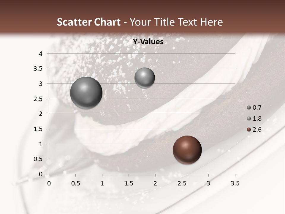 A Piece Of Cake On A Plate With A Fork PowerPoint Template