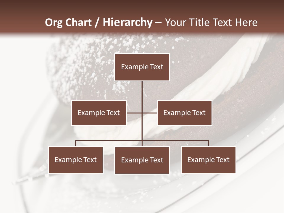 A Piece Of Cake On A Plate With A Fork PowerPoint Template