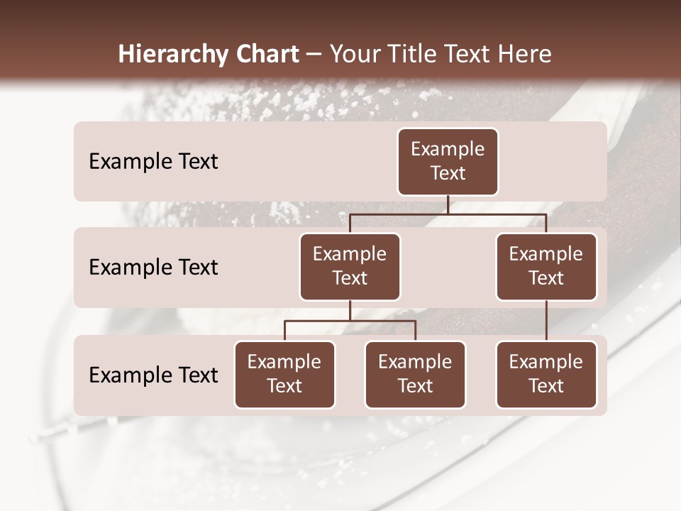 A Piece Of Cake On A Plate With A Fork PowerPoint Template