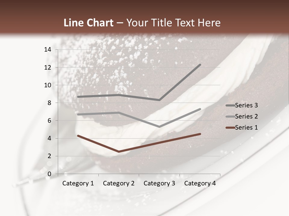 A Piece Of Cake On A Plate With A Fork PowerPoint Template