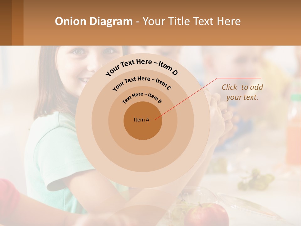A Group Of Children Sitting At A Table Eating Food PowerPoint Template