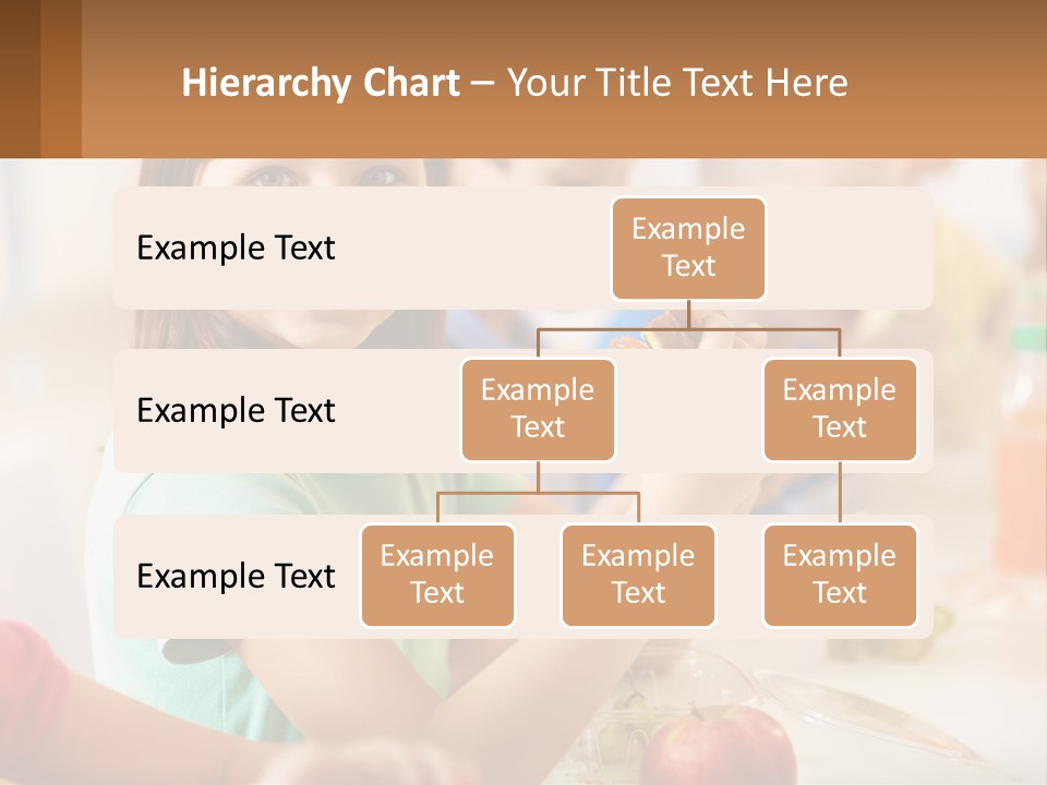 A Group Of Children Sitting At A Table Eating Food PowerPoint Template