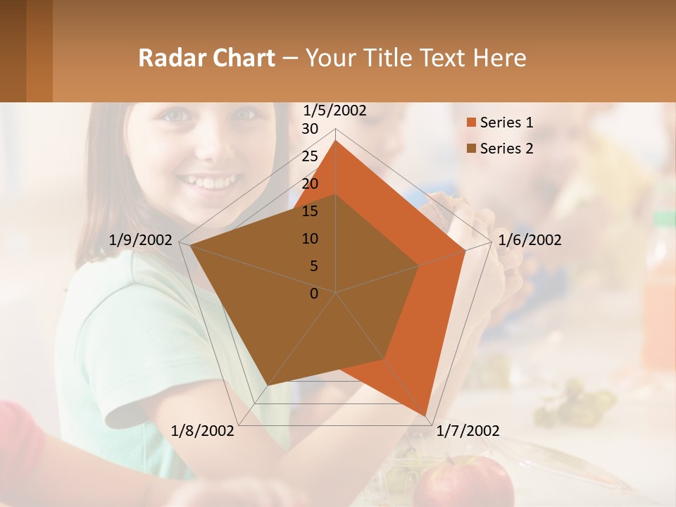 A Group Of Children Sitting At A Table Eating Food PowerPoint Template
