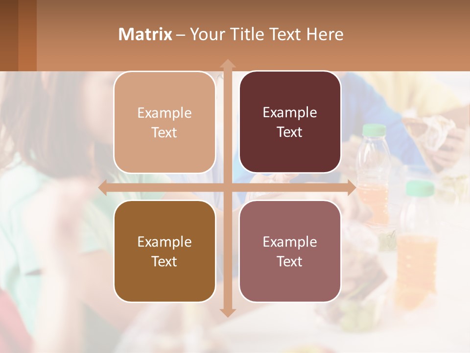 A Group Of Children Sitting At A Table With Bottles Of Liquid PowerPoint Template