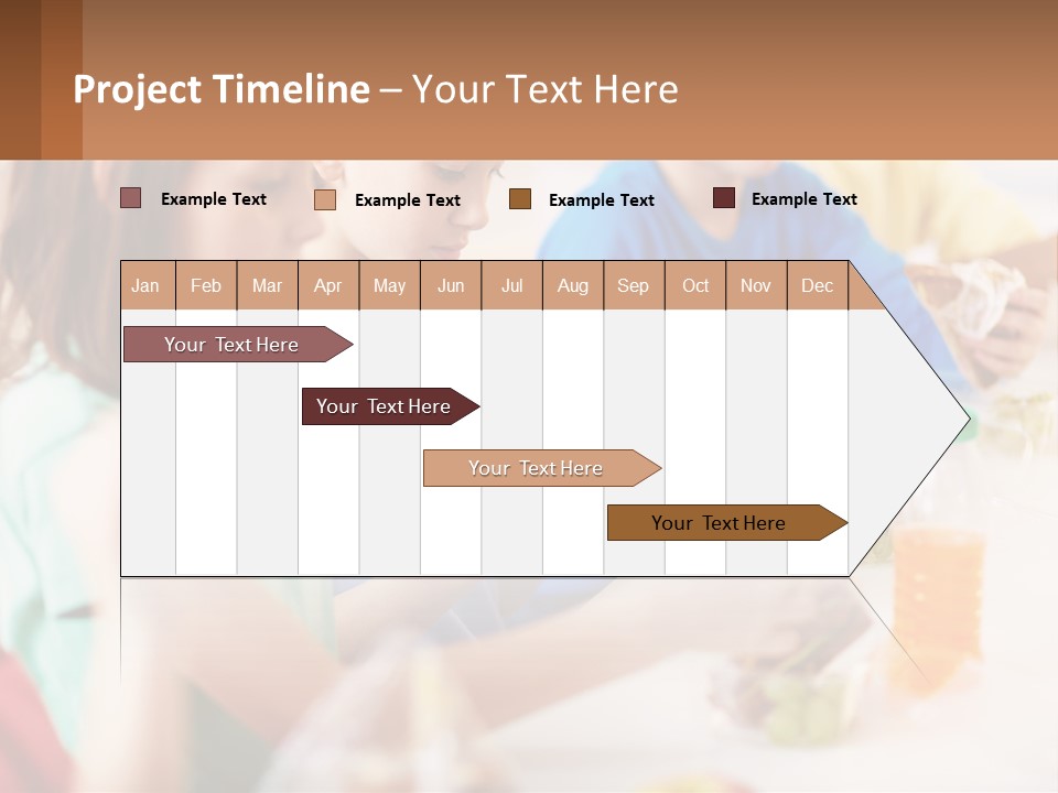 A Group Of Children Sitting At A Table With Bottles Of Liquid PowerPoint Template