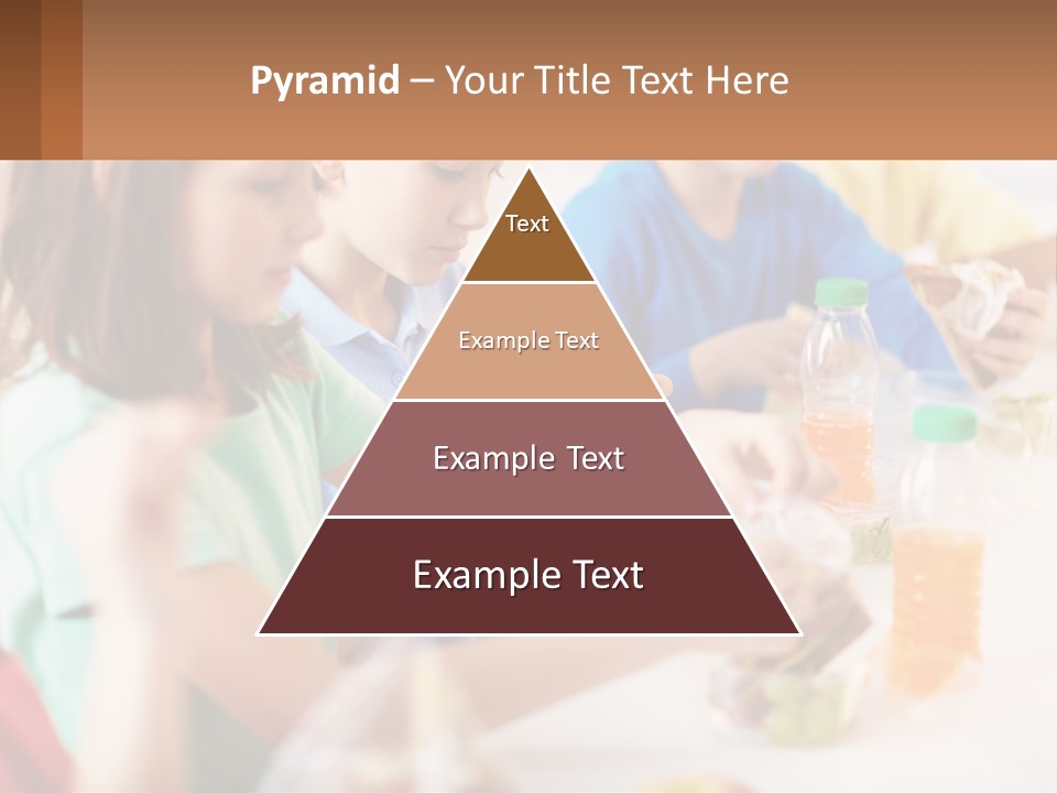 A Group Of Children Sitting At A Table With Bottles Of Liquid PowerPoint Template