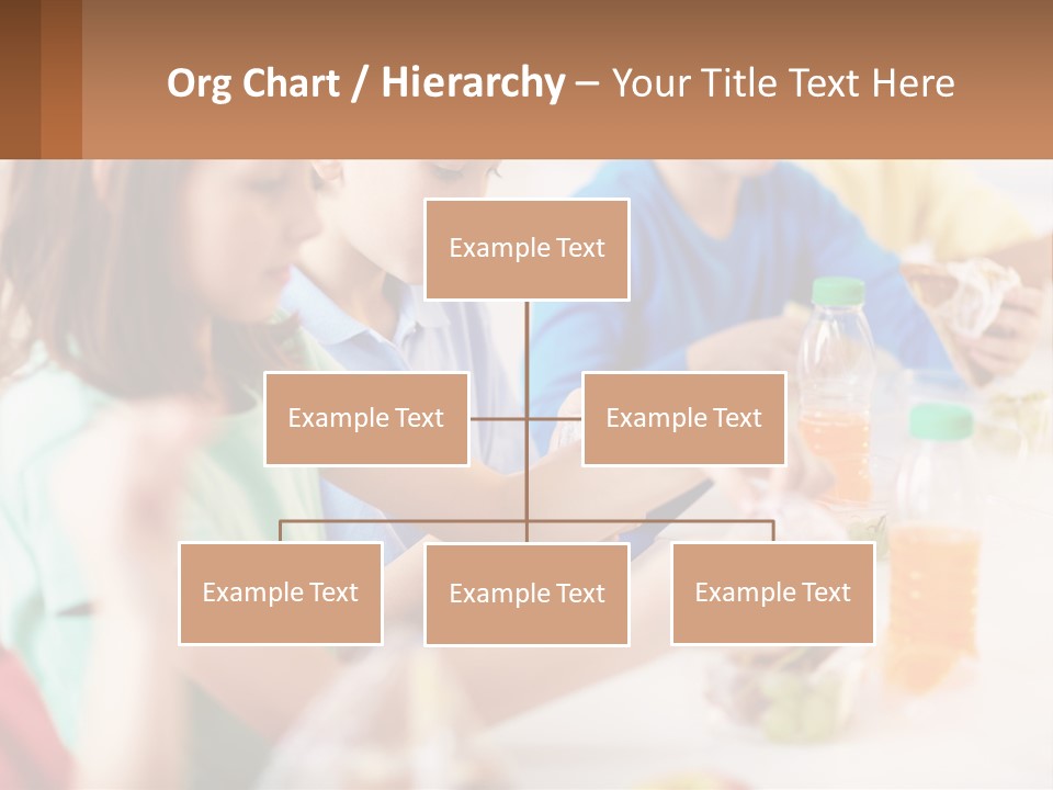 A Group Of Children Sitting At A Table With Bottles Of Liquid PowerPoint Template
