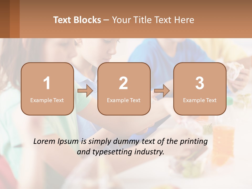 A Group Of Children Sitting At A Table With Bottles Of Liquid PowerPoint Template