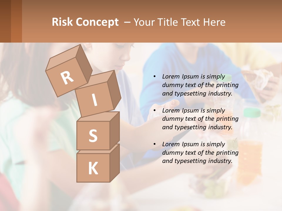 A Group Of Children Sitting At A Table With Bottles Of Liquid PowerPoint Template