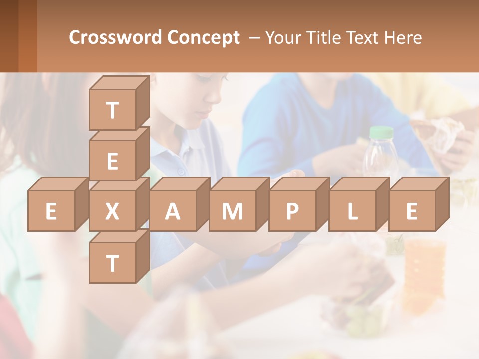 A Group Of Children Sitting At A Table With Bottles Of Liquid PowerPoint Template