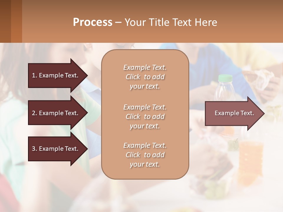 A Group Of Children Sitting At A Table With Bottles Of Liquid PowerPoint Template