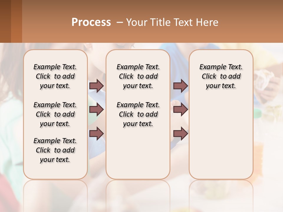 A Group Of Children Sitting At A Table With Bottles Of Liquid PowerPoint Template