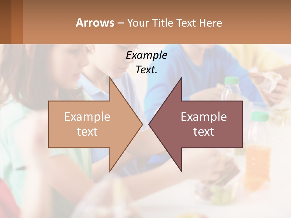 A Group Of Children Sitting At A Table With Bottles Of Liquid PowerPoint Template
