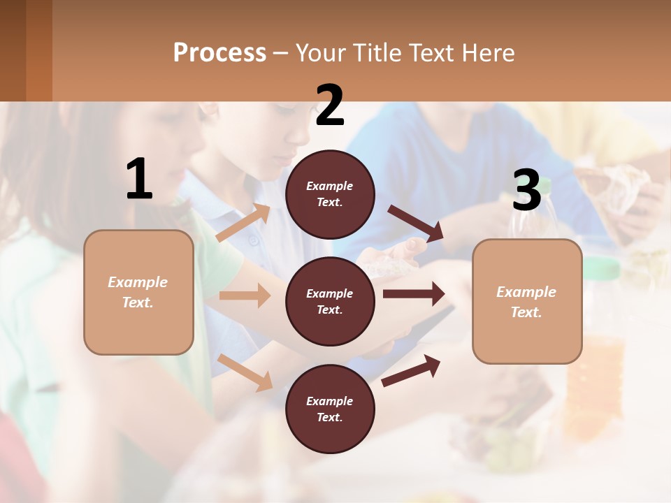 A Group Of Children Sitting At A Table With Bottles Of Liquid PowerPoint Template