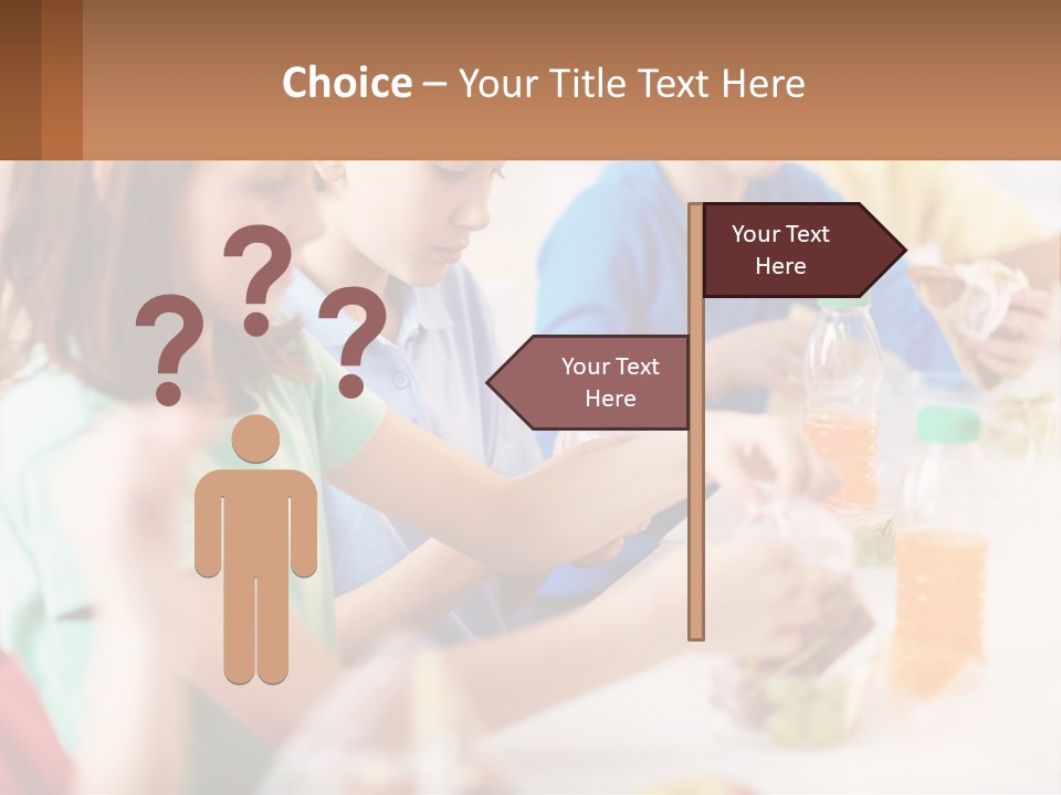 A Group Of Children Sitting At A Table With Bottles Of Liquid PowerPoint Template