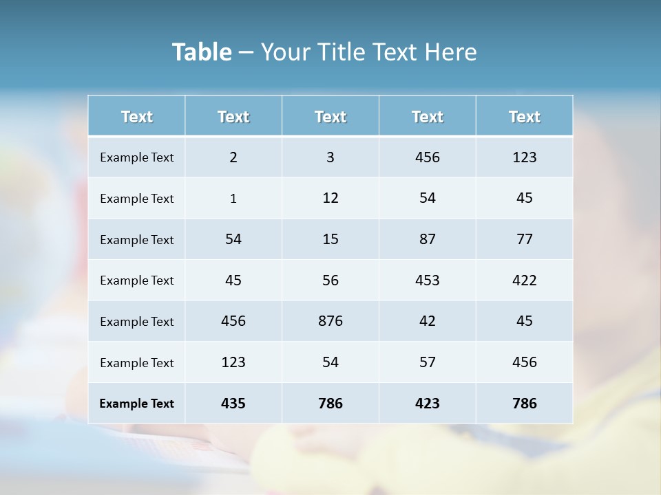 A Group Of Children Sitting At A Table With A Globe In The Background PowerPoint Template