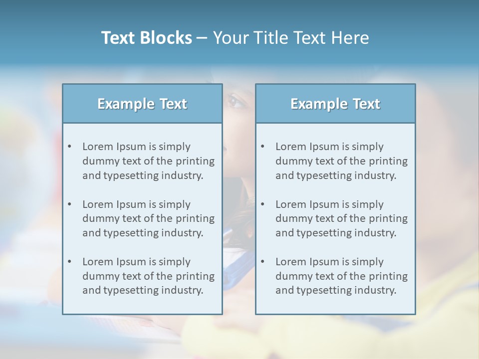 A Group Of Children Sitting At A Table With A Globe In The Background PowerPoint Template