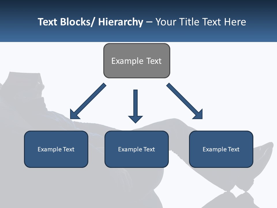 A Man Sitting On A Bean Bag Chair With A Book On His Head PowerPoint Template